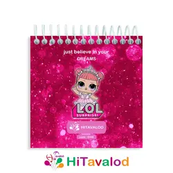 دفترچه 60 برگ مدل LOL کد D106