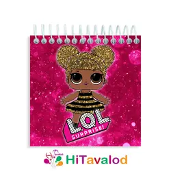 دفترچه 60 برگ مدل LOL کد D105