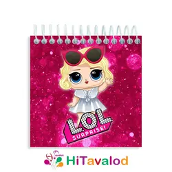 دفترچه 60 برگ مدل LOL کد D102