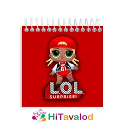 دفترچه 60 برگ مدل LOL کد D101