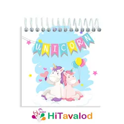دفترچه 60 برگ مدل یونیکورن کد D092