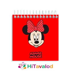 دفترچه 60 برگ مدل مینی موس قرمز کد D082