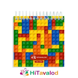 دفترچه 60 برگ مدل لگو کد D071