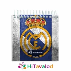 دفترچه 60 برگ مدل رئال مادرید کد D061