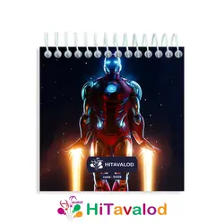 دفترچه 60 برگ مدل اونجرز کد D029