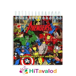 دفترچه 60 برگ مدل اونجرز کد D028