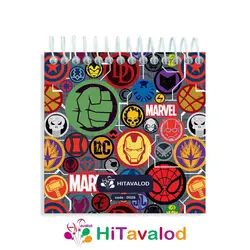 دفترچه 60 برگ مدل اونجرز کد D028