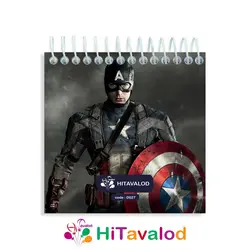 دفترچه 60 برگ مدل اونجرز کد D027