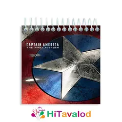 دفترچه 60 برگ مدل اونجرز کد D024