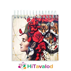 دفترچه 60 برگ مدل فاکسی لیدی کد D017