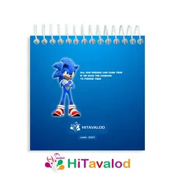 دفترچه 60 برگ مدل سونیک کد D231