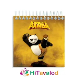 دفترچه 60 برگ مدل پاندا کونگ فو کار کد D229