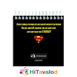 دفترچه 60 برگ مدل سوپرمن کد D219