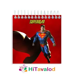دفترچه 60 برگ مدل سوپرمن کد D217