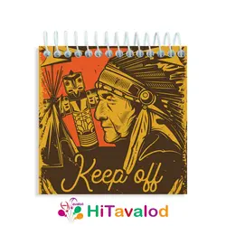 دفترچه 60 برگ مدل سرخپوست کد D202