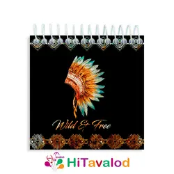 دفترچه 60 برگ مدل سرخپوست کد D201