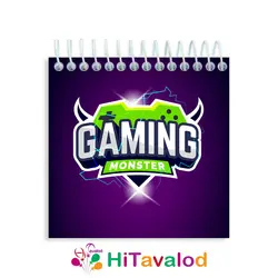 دفترچه 60 برگ مدل گیم کد D200