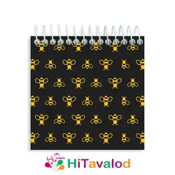 دفترچه 60 برگ مدل زنبور کد D197