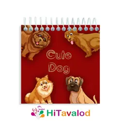 دفترچه 60 برگ مدل پاپی کد D188