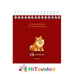 دفترچه 60 برگ مدل پاپی کد D187