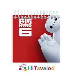 دفترچه 60 برگ مدل شش ابر قهرمان کد D178