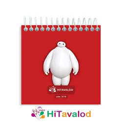 دفترچه 60 برگ مدل شش ابر قهرمان کد D178