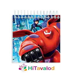 دفترچه 60 برگ مدل شش ابر قهرمان کد D177