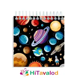 دفترچه 60 برگ مدل فضانورد کد D174