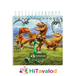 دفترچه 60 برگ مدل دایناسور خوب کد D158