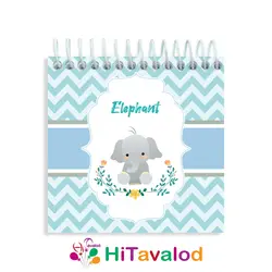 دفترچه 60 برگ مدل فیل کد D132