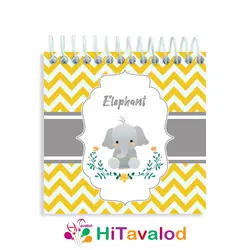 دفترچه 60 برگ مدل فیل کد D133