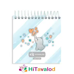 دفترچه 60 برگ مدل فیل کد D131