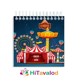 دفترچه 60 برگ مدل سیرک کد D130