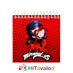 دفترچه 60 برگ مدل دختر کفشدوزکی کد D128