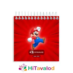 دفترچه 60 برگ مدل سوپر ماریو کد D301