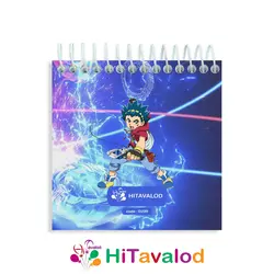 دفترچه 60 برگ مدل فرفرهای انفجاری کد D299