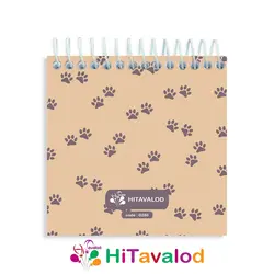 دفترچه 60 برگ مدل گربه کد D286