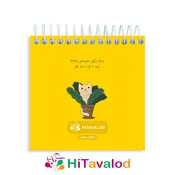 دفترچه 60 برگ مدل گربه کد D283