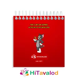 دفترچه 60 برگ مدل تام و جری کد D277