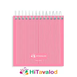 دفترچه 60 برگ مدل پلنگ صورتی کد D274