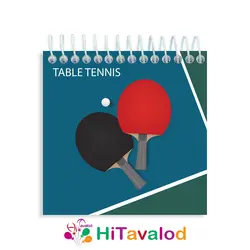 دفترچه 60 برگ مدل پینگ پنگ کد D271