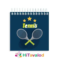 دفترچه 60 برگ مدل تنیس کد D265