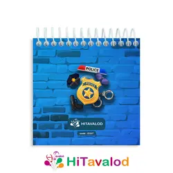 دفترچه 60 برگ مدل پلیس کد D337