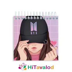 دفترچه 60 برگ مدل بی تی اس کد D352