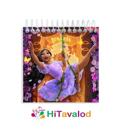 دفترچه 60 برگ مدل افسون کد D348