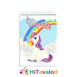 دفتر نقاشی 60 برگ مدل یونیکورن کد N227