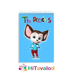 دفتر نقاشی 60 برگ مدل خانواده پوچز کد N252