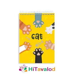 دفتر نقاشی 60 برگ مدل گربه کد N285