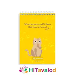 دفتر نقاشی 60 برگ مدل گربه کد N285