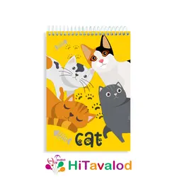 دفتر نقاشی 60 برگ مدل گربه کد N283